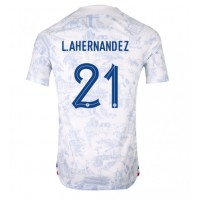Camisa de time de futebol França Lucas Hernandez #21 Replicas 2º Equipamento Mundo 2022 Manga Curta